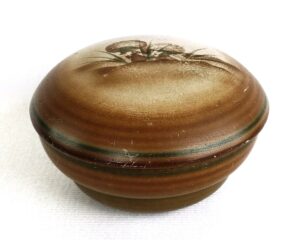 Vtg Knabstrup Lidded Bowl