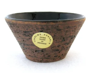 Vtg Laholm Keramik Salt Cellar