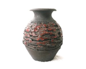 Vtg Erik Graeser Danish Pottery Vase